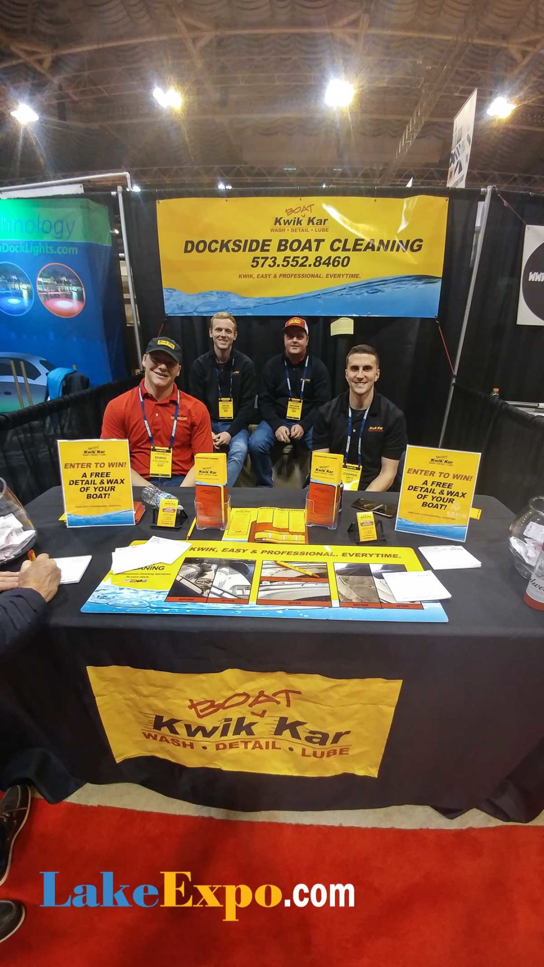 Kwik Kar Dockside Boat Cleaning - St. Louis Boat Show